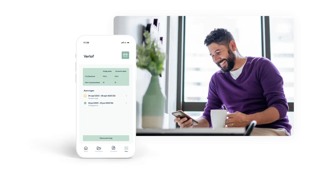 Cees HR-app op een smartphone