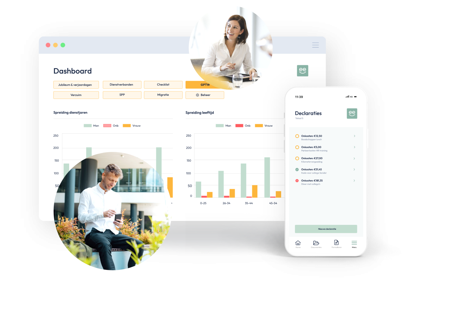 Cees HR dashboard en mobiele app